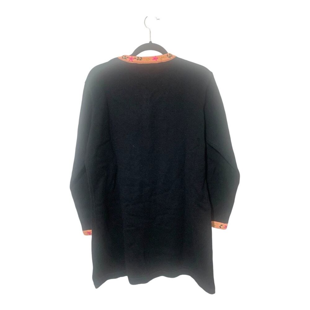 Storybook Knits SZ LG Vintage Embellished Longline Cardigan New With Tags - Picture 2 of 13